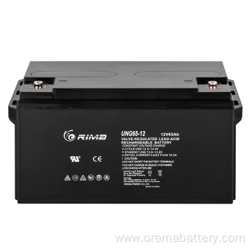 VRLA Battery Gel deep cycle for scooter 12V65Ah